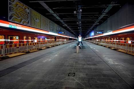 Finnoon metroasema on ensimmäinen jatkeen pysäkeistä matkalla Kivenlahteen.