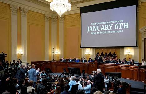 Capitolin valtausta tutkiva valiokunta kokoontui heinäkuun 12. päivä Yhdysvaltojen pääkaupungissa Washingtonissa. 