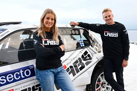 Janni Hussi ja Heikki Kovalainen kuuluvat Secto Automotive Labs -rallitalliin.