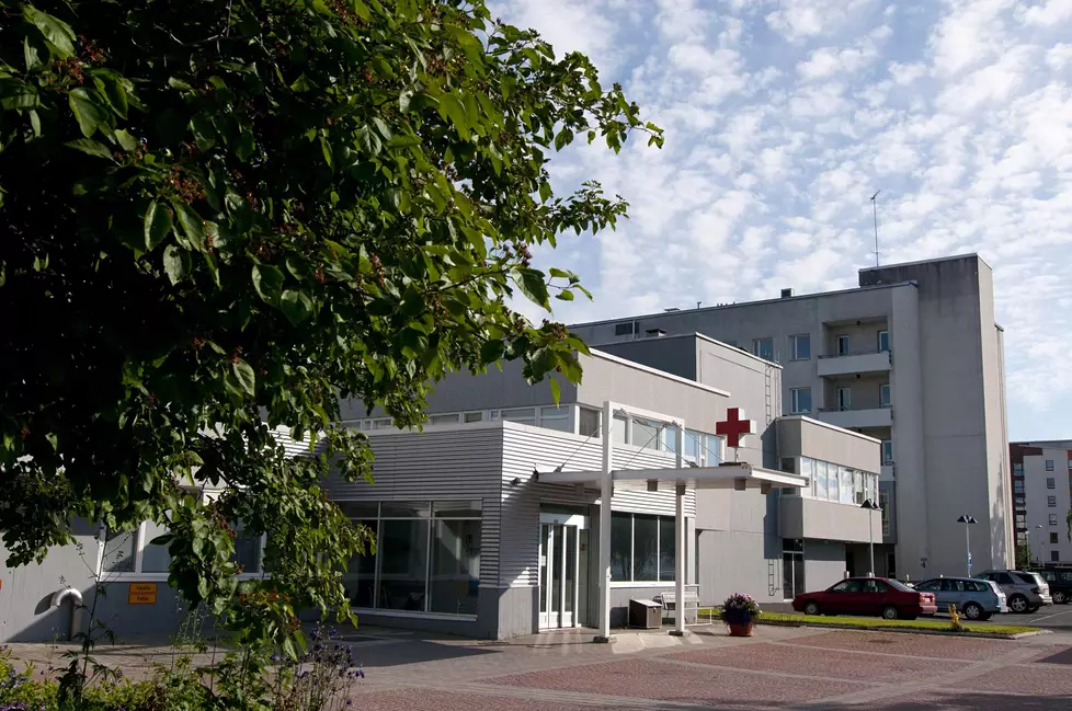 Ulkoistuksen keskipisteenä on Länsi-Pohjan keskussairaala Kemissä. Kuva on vuodelta 2012.