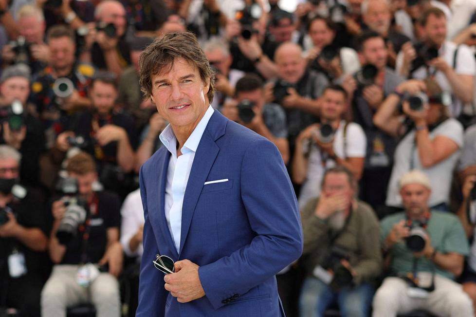 Tom Cruise kuvattuna Cannesin filmifestivaaleilla.
