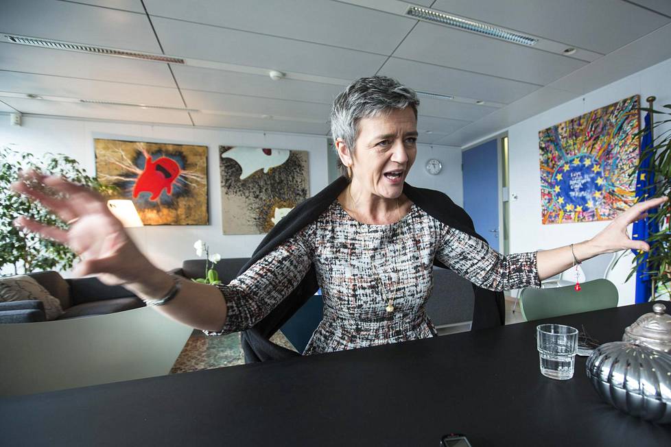 Margrethe Vestager has said that she would like to have another term as competition commissioner.