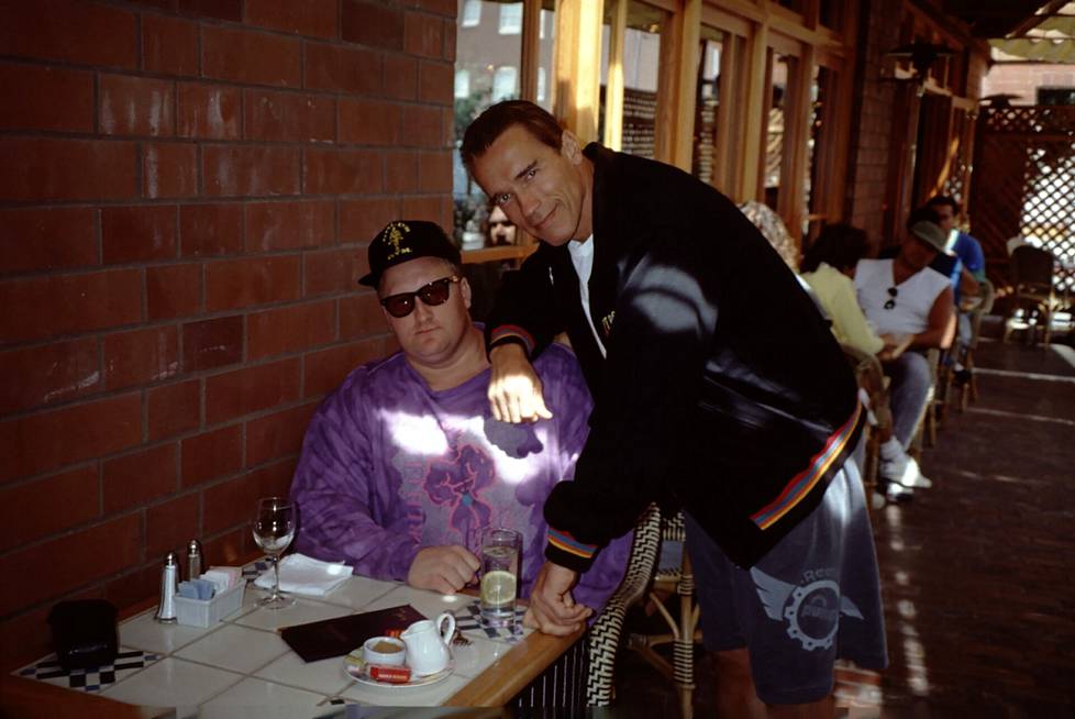 KP Ourama and Arnold Schwarzenegger first met at the restaurant in 1992.