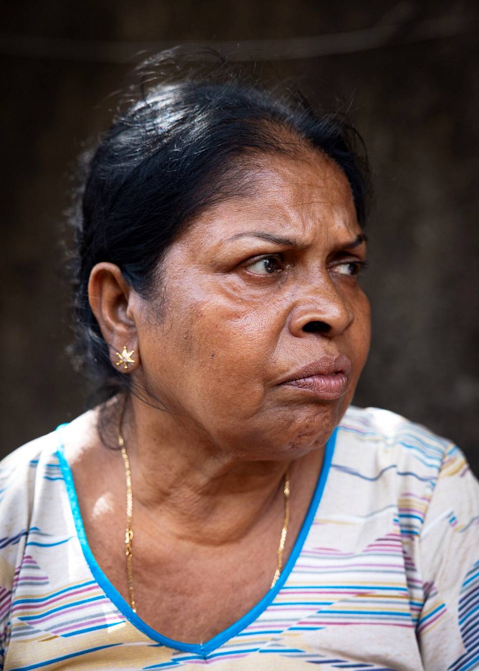 H.M. Mallika on asunut Keselwattan asuinalueelle Colombossa 65 vuoden ajan.