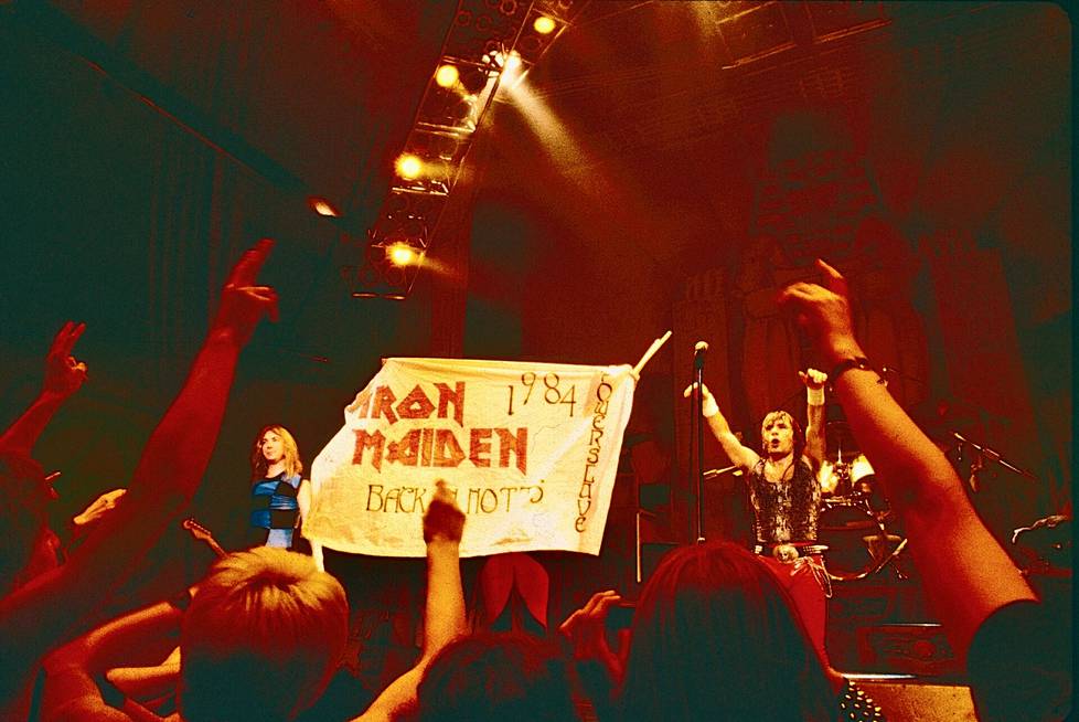 The tour, which began in 1984, introduced Iron Maiden to audiences on a stage with references to ancient Egypt in the spirit of the band's Powerslave album.