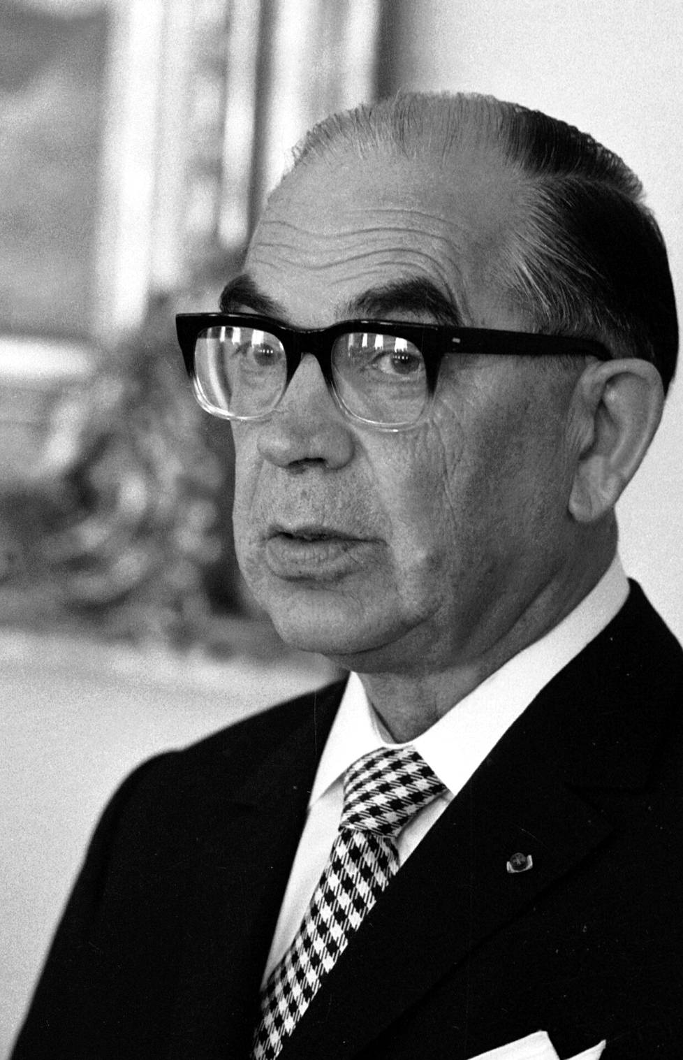 Chancellor Tauno Nurmela in 1975.