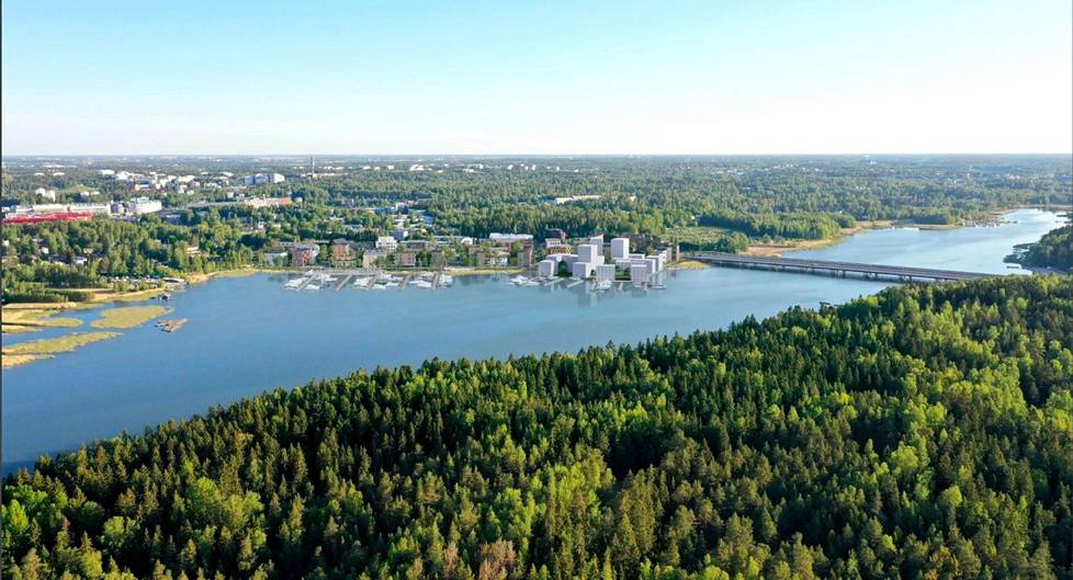 Puotilanrannan uusi asuinalue sijoittuu nykyisen venesataman alueelle runsaan kilometrin päähän Puotilan metroasemasta.