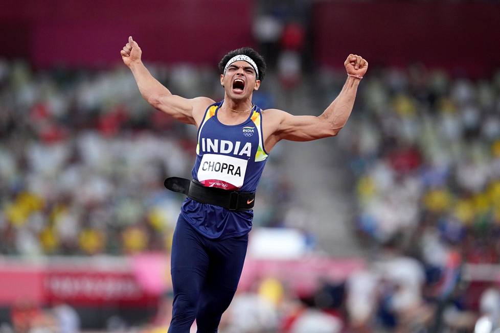 Miesten keihäänheiton valtias on nyt intialainen Neeraj Chopra. Hän voitti Tokiossa olympiakultaa tuloksella 87,58. Chopra on Intian kaikkien aikojen ensimmäinen olympiamitalisti yleisurheilussa. 