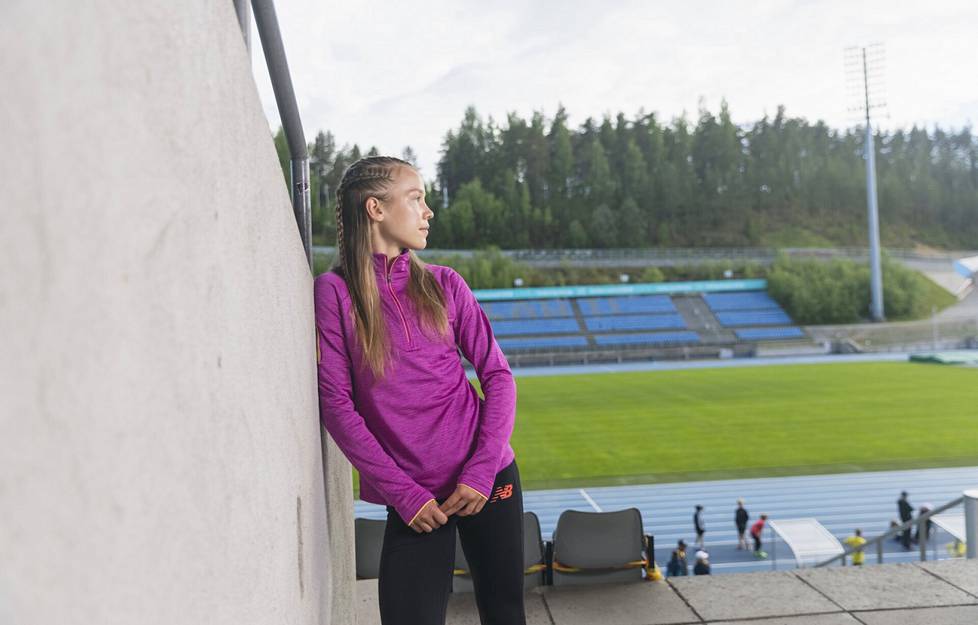 Ilona Mononen viihtyy Lahdessa, jonne hän muutti urheilemisen takia. ”Täällä on kaikki.”