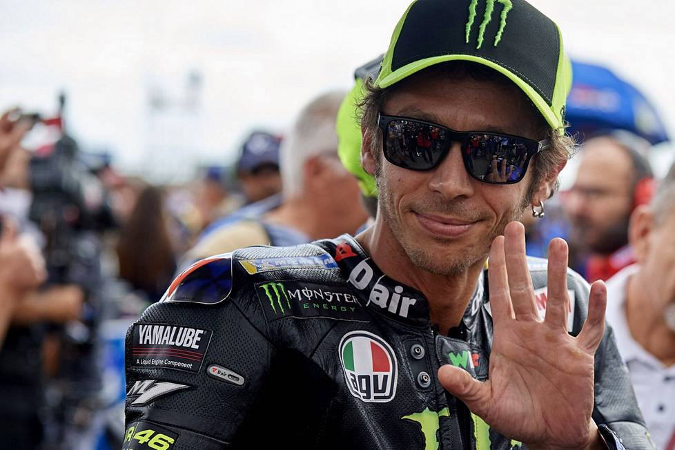 Ratamoottoripyöräilyn italialainen supertähti Valentino Rossi lopettaa ajouransa tähän kauteen ja jättää samalla ison aukon lajiinsa. Kuva syyskuulta 2019.