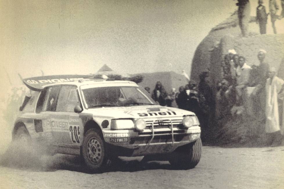 Juha Kankkunen Nigeriassa 1988.
