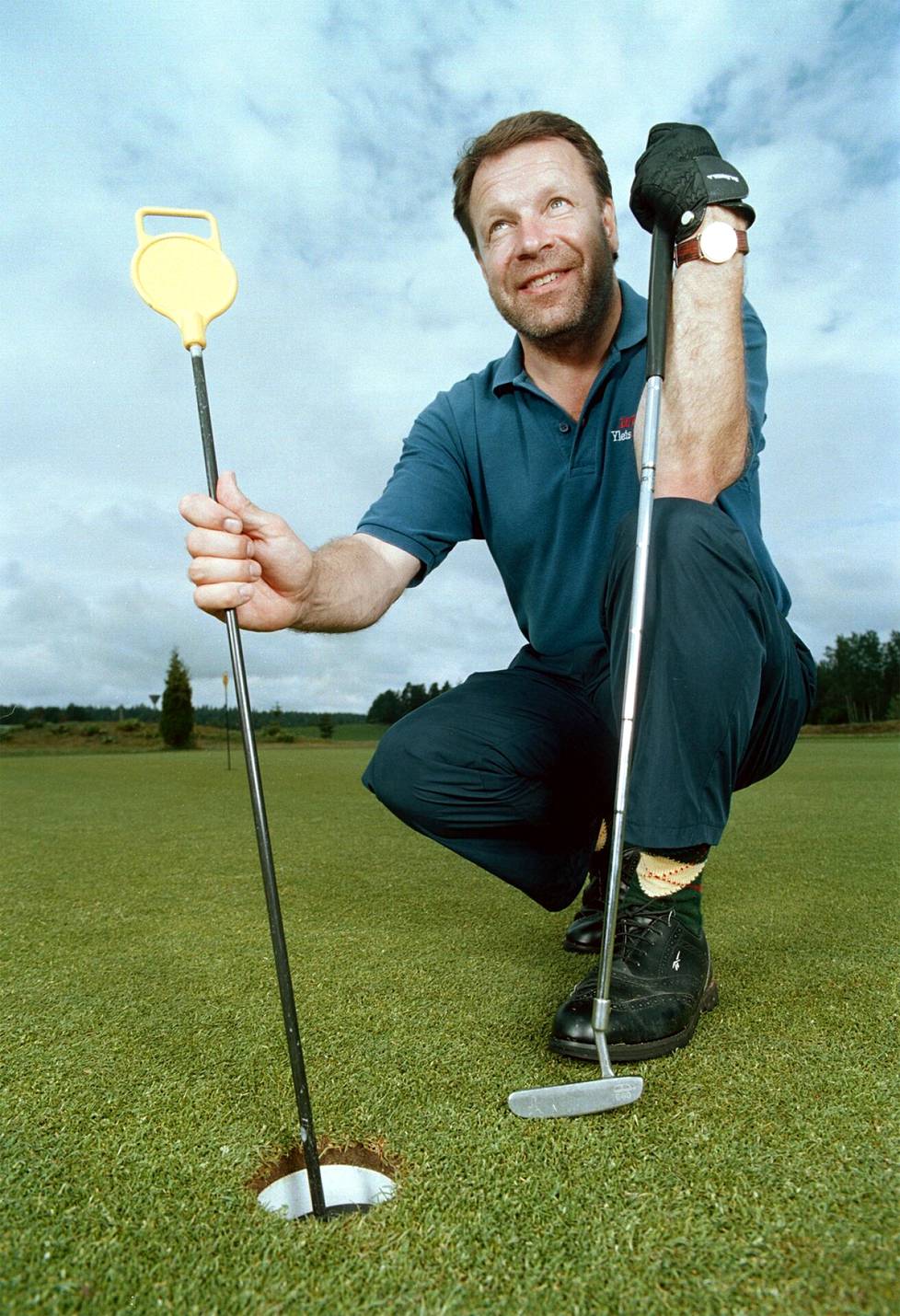 Vain golf vaikutti Ilkka Kanervan ohjelmassa loman vietolta.