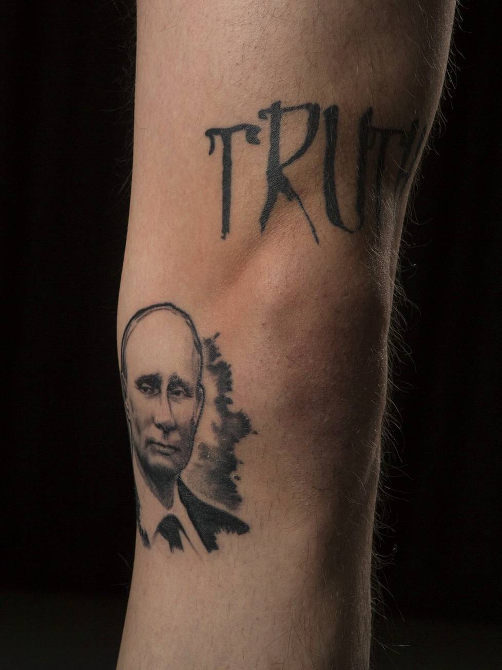 In 2016, Mikael Gabriel's Putin tattoo was not covered.