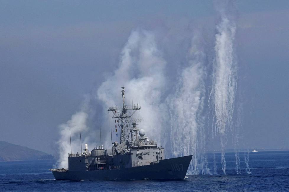 Taiwanin merivoimat harjoitteli puolustautumista sotilaallista hyökkäystä vastaan koillisrannikollaan heinäkuun lopussa.