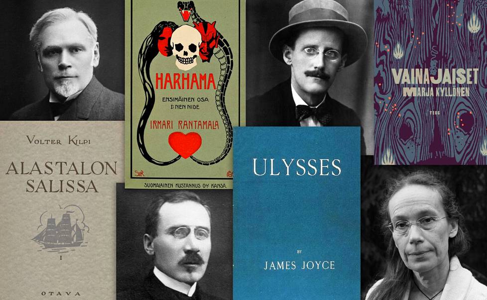 Myytti Suuresta Romaanista liittyy esimerkiksi Volter Kilven, Irmari Rantamalan, James Joycen ja Marja Kyllösen teoksiin.