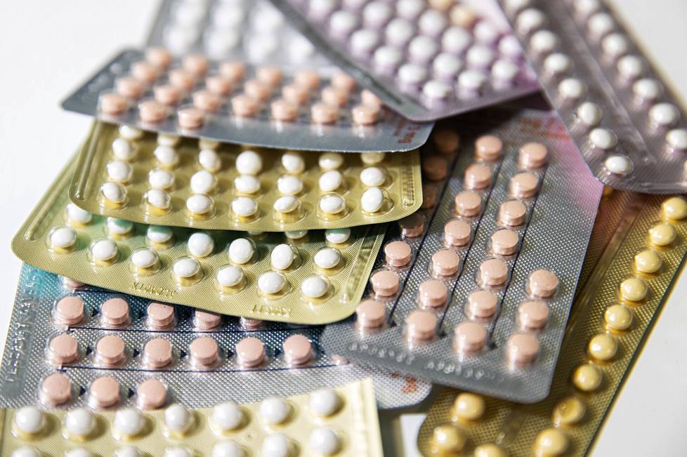 Combined birth control pills contain two hormones: estrogen and progestin, i.e. luteinizing hormone.  Minipills only contain progestin.