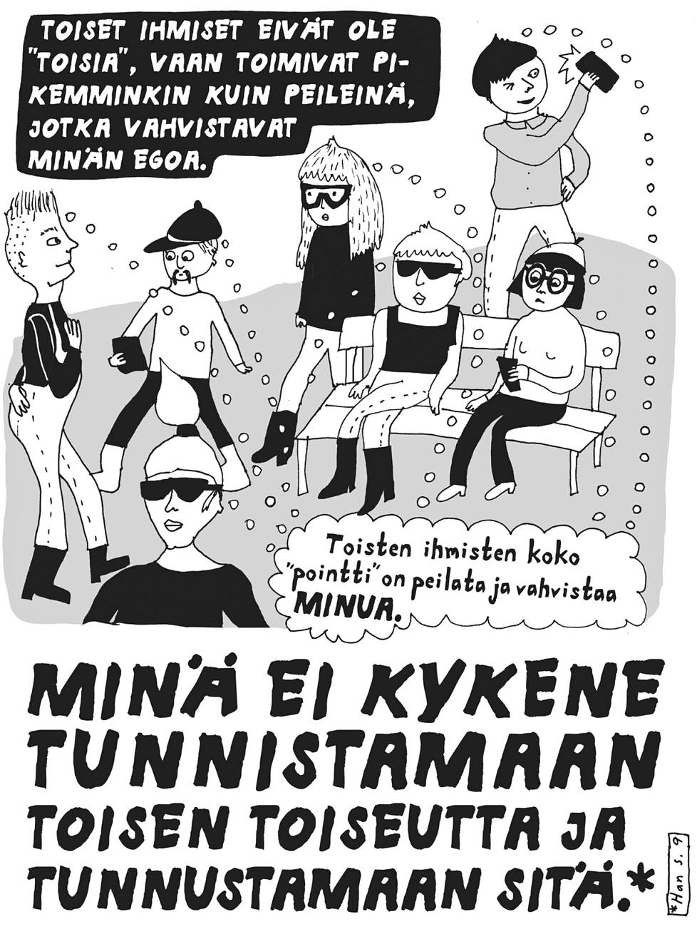 Onko rakkaus katoamassa maailmasta, kun keskitymme enemmän itseemme kuin  muihin, kysyy ruotsalainen feministi Liv Strömquist - Kulttuuri 