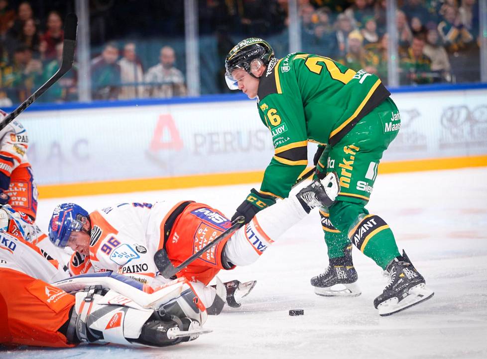 Tommi Tikka is in his element in local games against Tappara. 