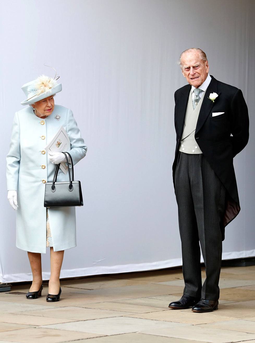The Queen and her now-deceased wife, Prince Philip, are on their way to the Queen Granddaughter Eugene’s wedding in October 2018. 