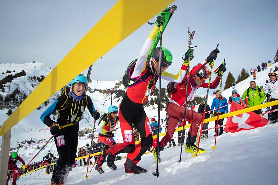 In downhill skiing, lactic acids are fought.