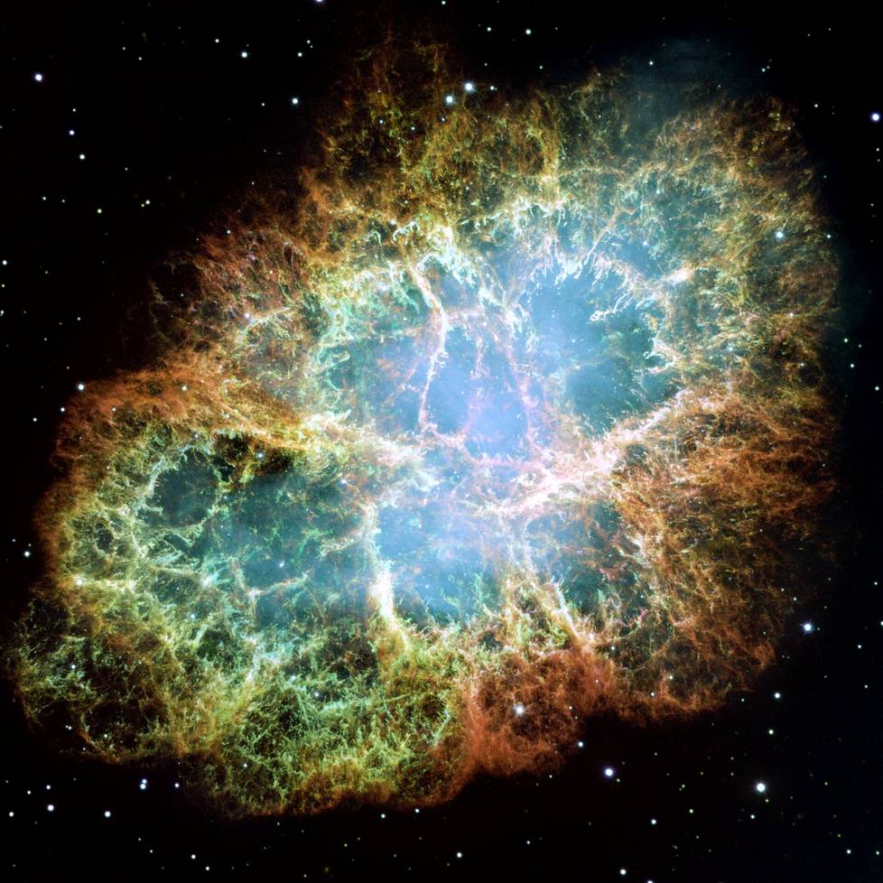 Ravun tähtisumu syntyi, kun tähti räjähti noin tuhat vuotta sitten. Kuvan otti Hubble-teleskooppi 2015.