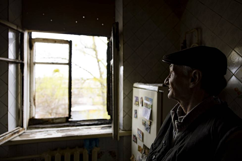 Serhi Ljudvinenkon asunnossa ikkuna särkyivät myös.