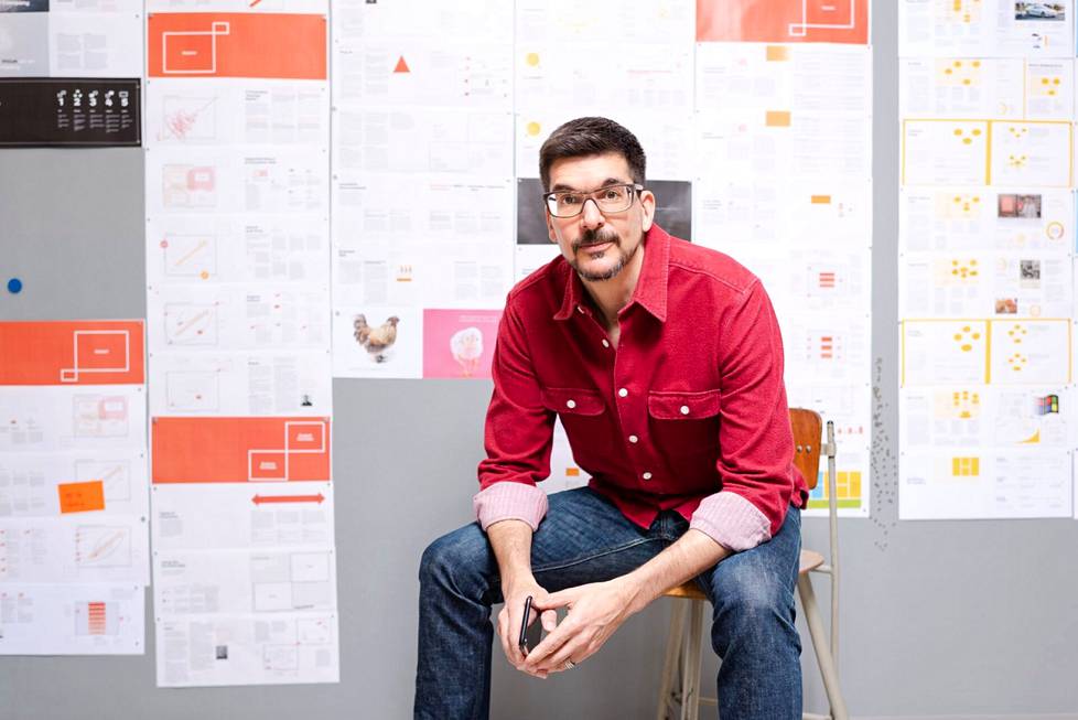 Alex Osterwalder kehittää työkseen yrityksille helppoja visuaalisia työkaluja. 