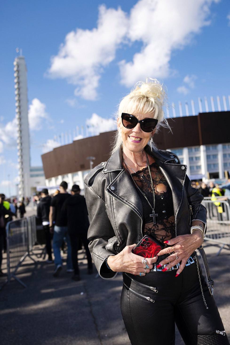 For Finnish-Swedish Susanne Gustafsson, Friday's gig would be her third Metallica concert.  