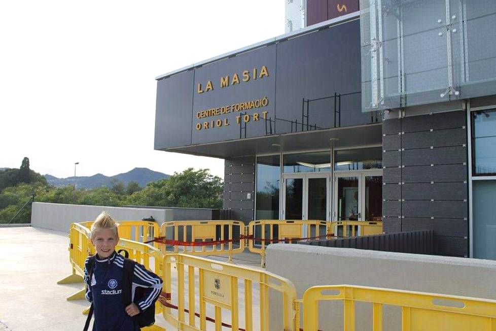 Oliver Antman kävi kymmenvuotiaana Barcelonassa viikon testileirillä.