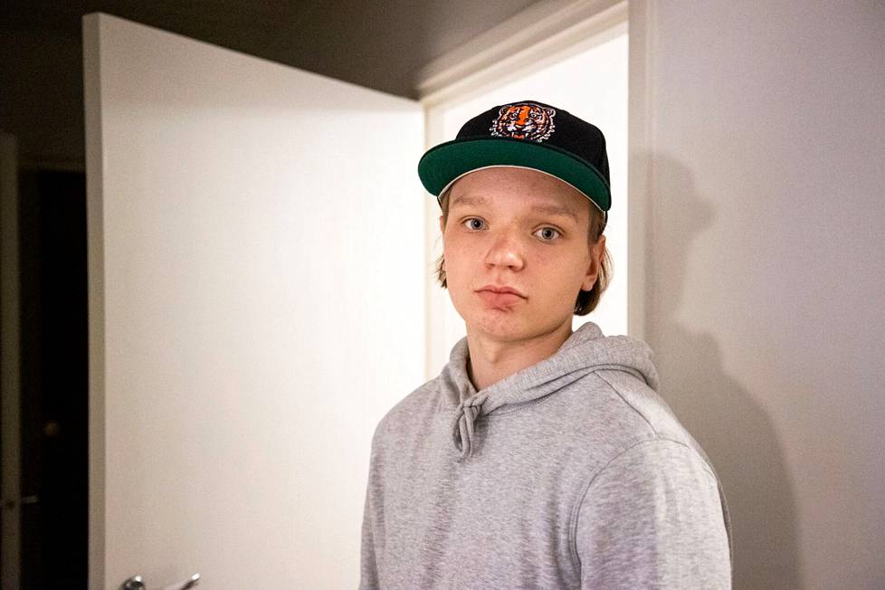 Veikka Hämeenaho, 19, pelaa Ässien alle 20-vuotiaiden joukkueessa.