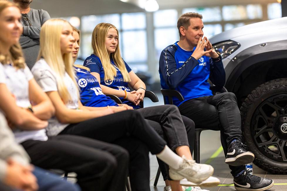 Lasse Kurronen (right) has seen the development of Turku, sitting next to him, from a little girl to a national team player.