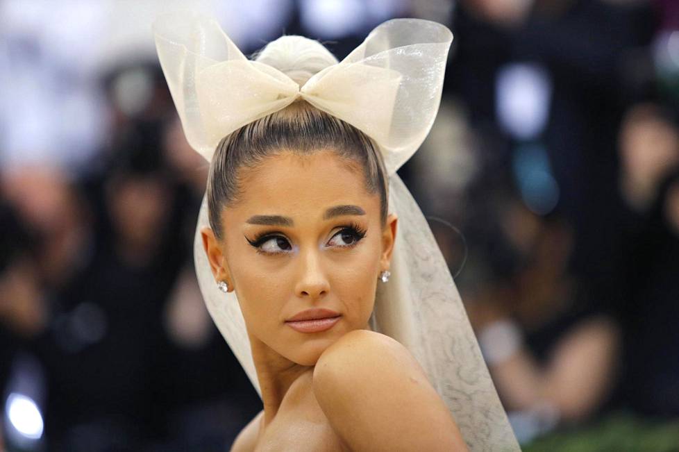 Ariana Grande Met-gaalassa New Yorkissa vuonna 2018.