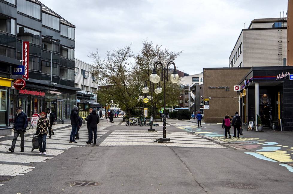 The central pedestrian street of Tikkurila, Tikkuraitti, is in need of renovation, but it still reached fifth place in the voting.