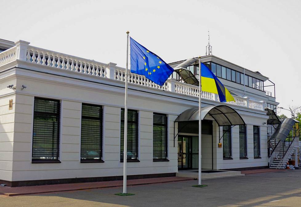EUAM-operaation päämaja Kiovassa. Operaatiolla on Kiovassa kolme toimipistettä. 