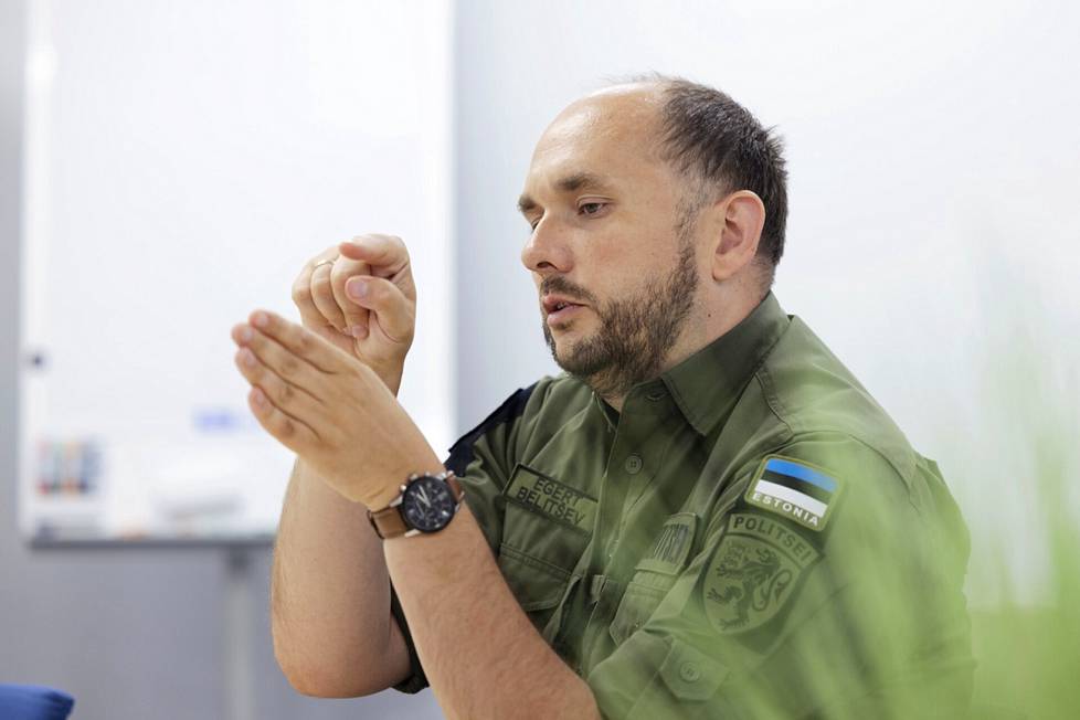Rajavalvonnan apulaispääjohtaja Egert Belitšev Viron poliisi- ja rajavartiolaitokselta. 