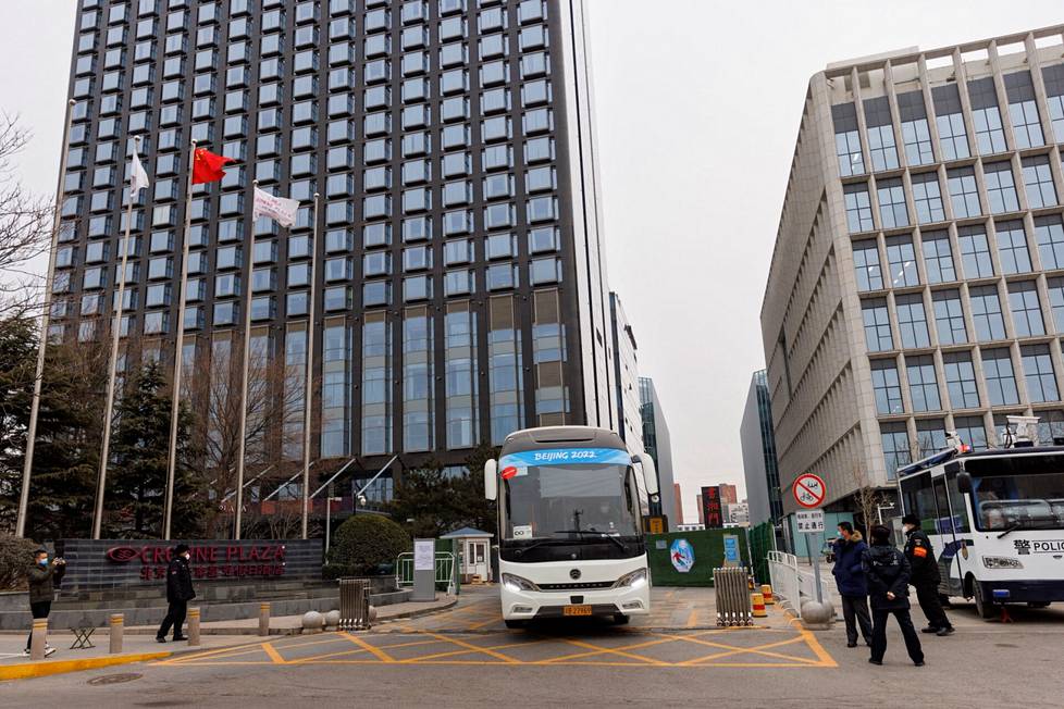The Chinese have even been banned from approaching the special bubble buses that carry the people in the race bubble.