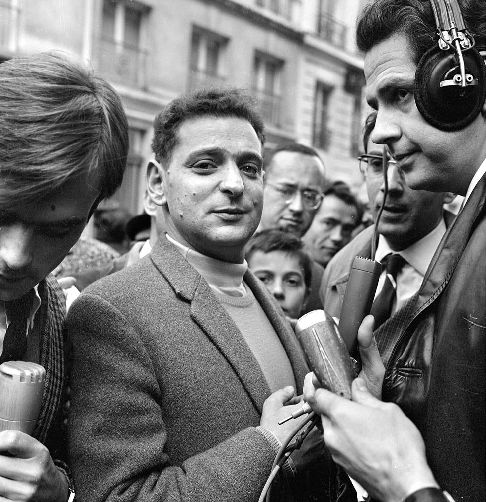 Ranskalainen kirjailija Georges Perec Pariisissa vuonna1965.