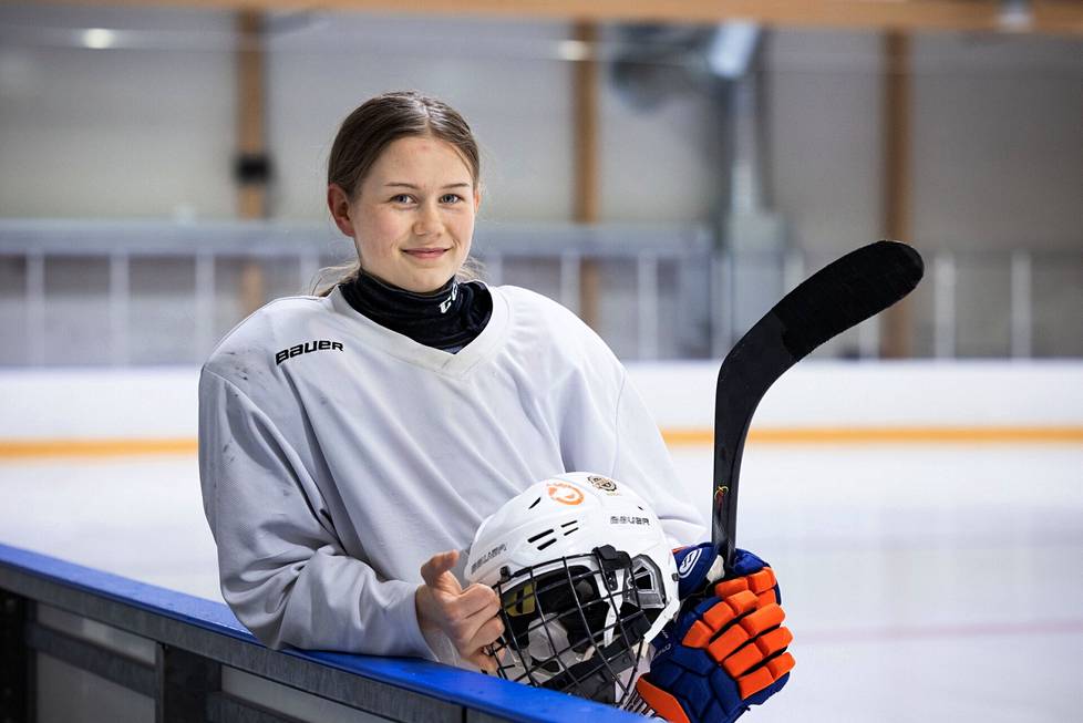 Sanni Vanhanen oli Suomen olympiajoukkueen nuorin urheilija helmikuisissa Pekingin olympialaisissa. Kuva viime huhtikuulta.