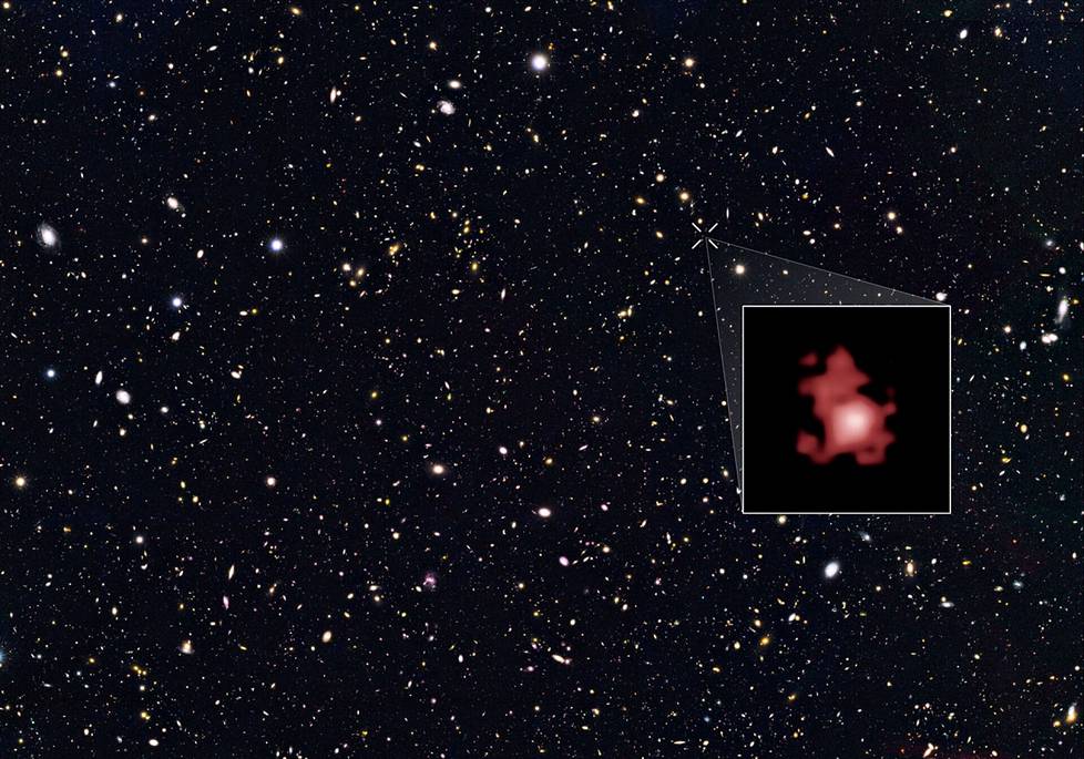 Kaukaisin havaittu galaksi GN-z11 oli olemassa jo noin 400 miljoonaa vuotta alkuräjähdyksen jälkeen.