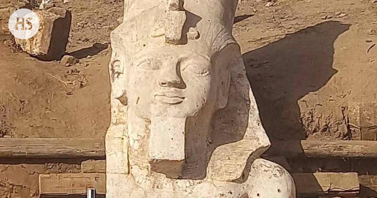 Massive statue of Pharaoh Ramses the Great discovered in Egypt