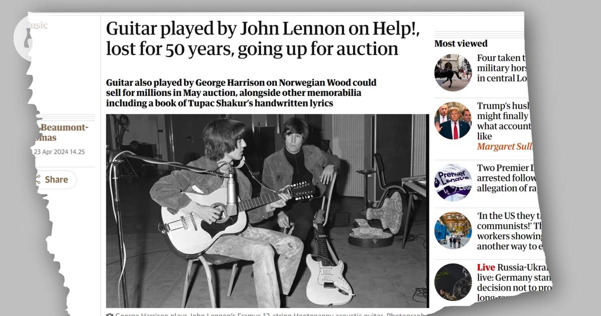 The owners had forgotten they owned it: a Beatles guitar that had been missing for 50 years was found – Culture