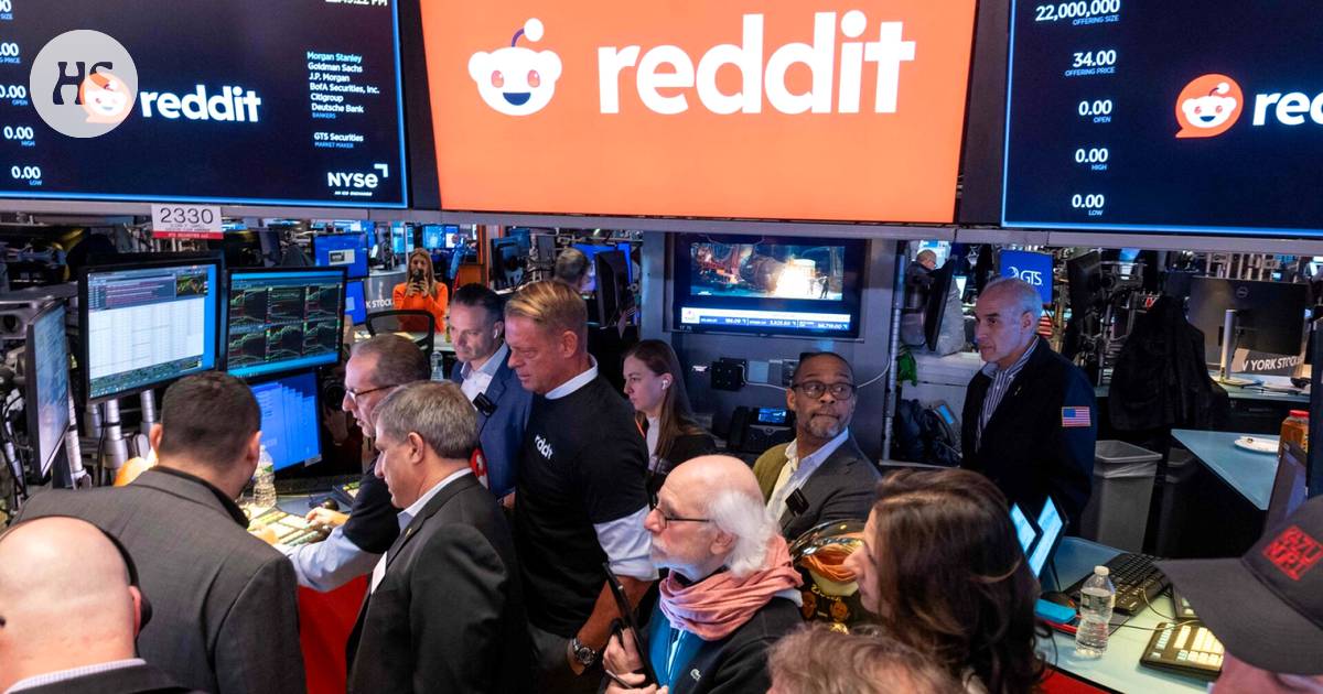 Reddit’s shares start trading with a price surge of over 40%