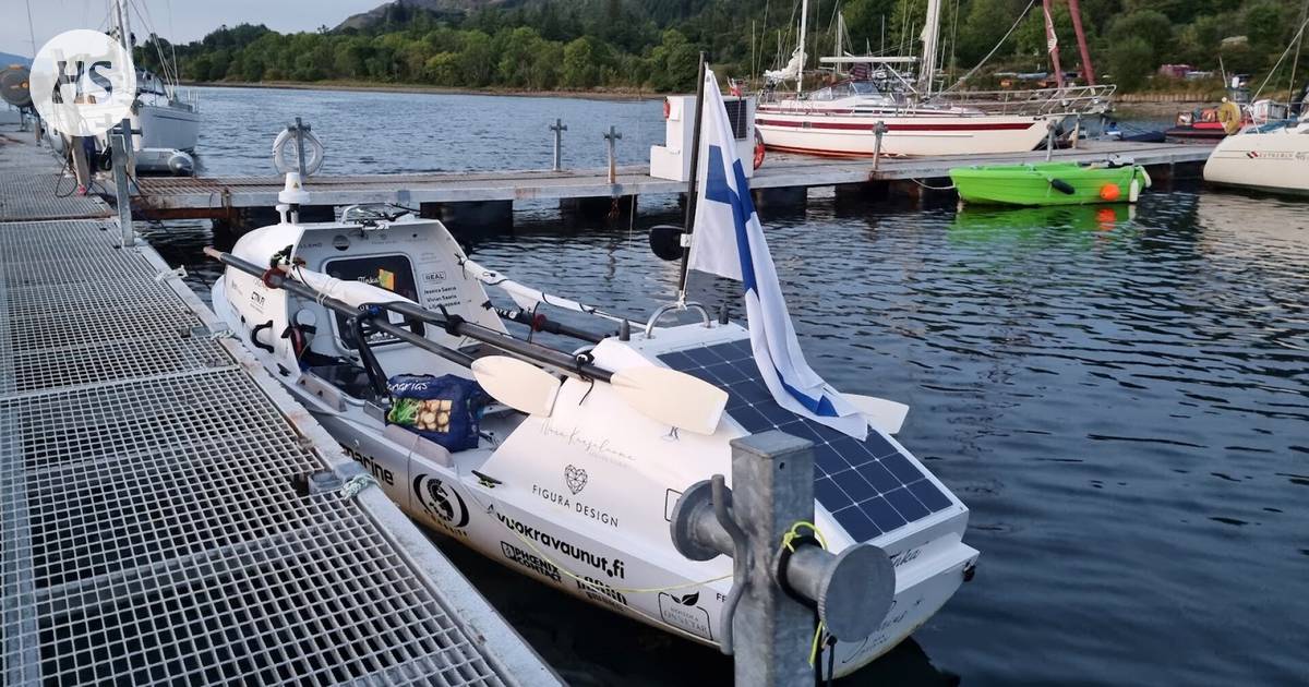 Jari Saario stepped ashore after more than 70 days of rowing – the Scots handed out a glass of red wine – Sports