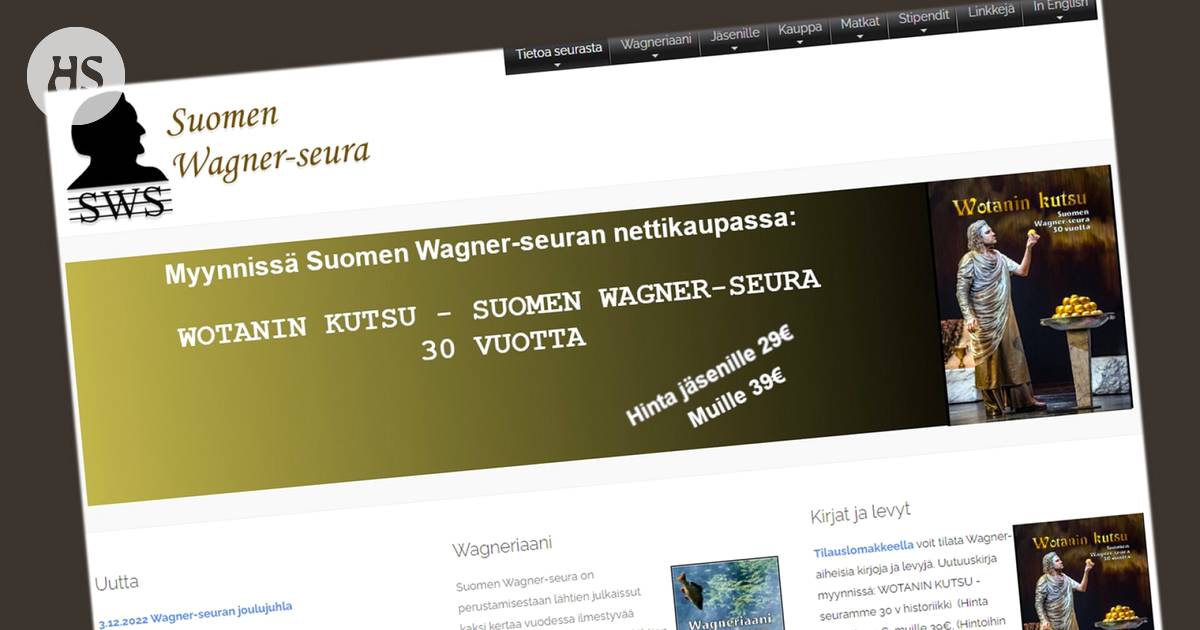 Kalastelija vei Suomen Wagner-seuran tililtä yli satatuhatta euroa -  Kulttuuri 