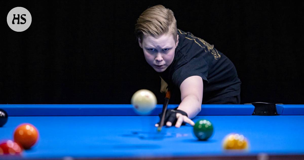 Billiards: Riku Romppanen, 16, surprised again