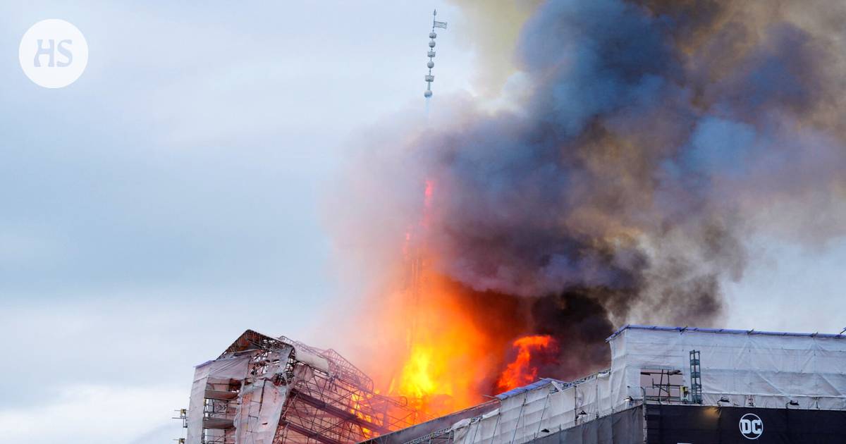 Fire Destroys Historic Stock Exchange Building in Copenhagen