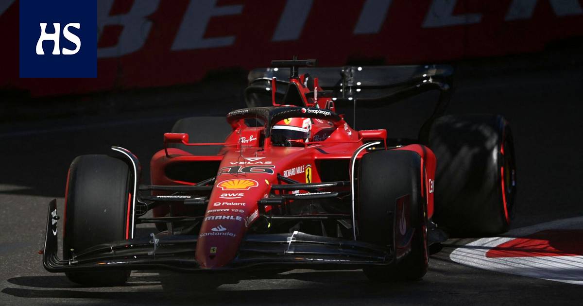 Charles Leclerc is the fastest on the first day of training, Valtteri Bottas was far from the top