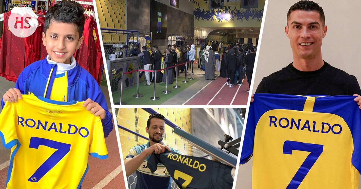 Cristiano Ronaldo transfer sparks influx of Al-Nassr shirt sales as fans  flock to store - Mirror Online