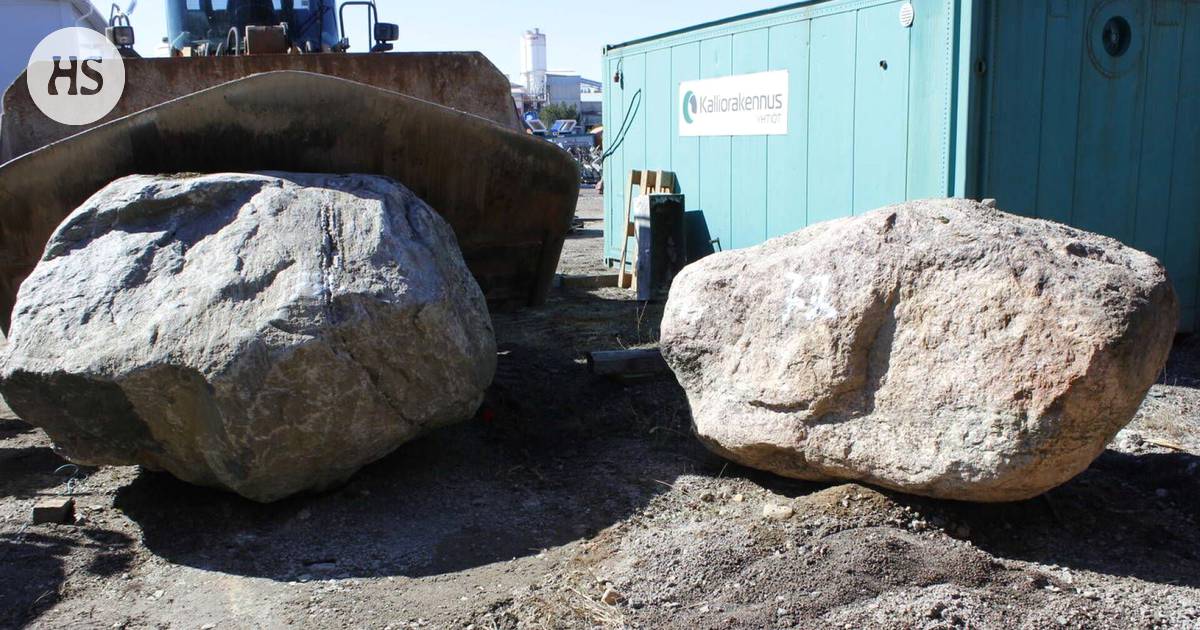 Auctions Who would buy two big boulders? Nurmijärvi was left with a ...