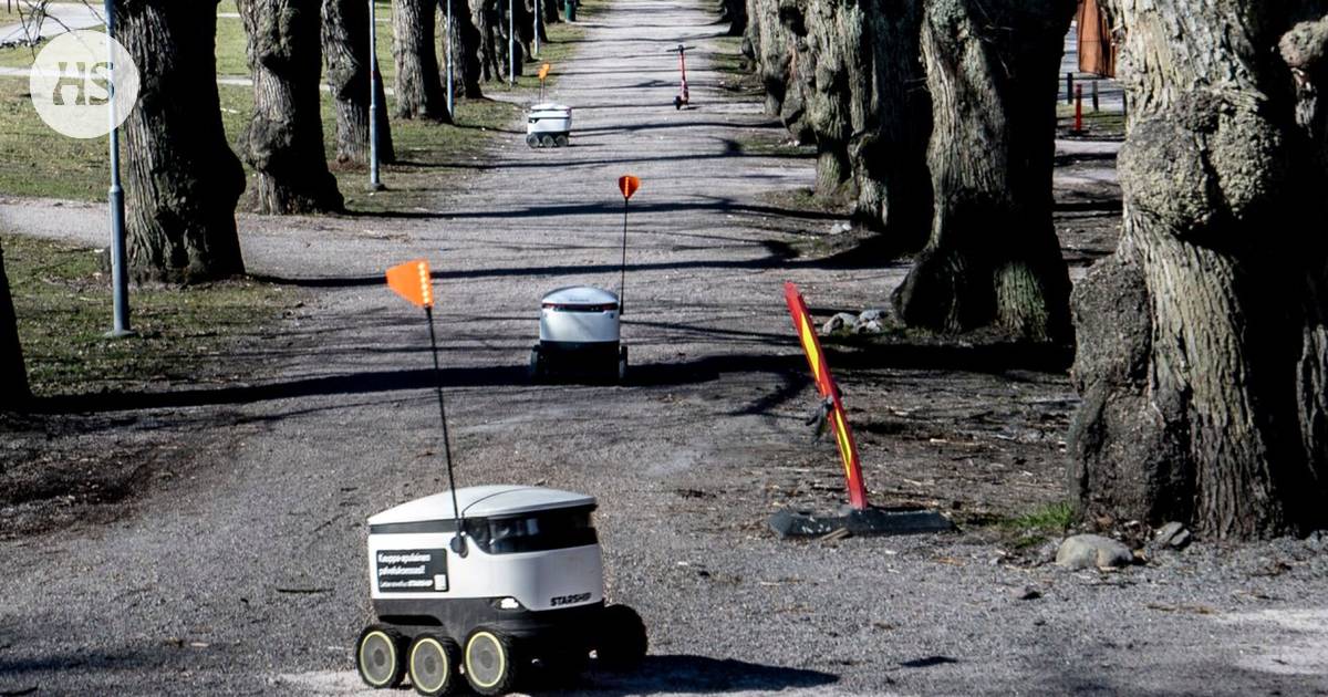 Traficom uppmanar till mindre och bullrigare små transportrobotar